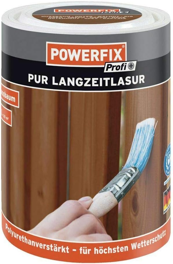 Burtex - Sinus Holzlasur 5l Teak - Für Innen & Außen - Seidenmatt - Für