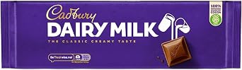 Cadbury Dairy Milk Chocolate Bar, The Classic Creamy Taste, Perfect for Sharing, 300 g Pack of 1