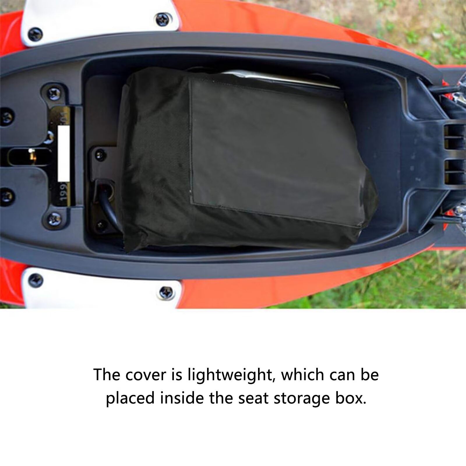 coprigambe scooter Compatibile con Piaggio Liberty 125,per mantenere le gambe calde, con pile di cotone incorporato e tasca portaoggetti(Black)