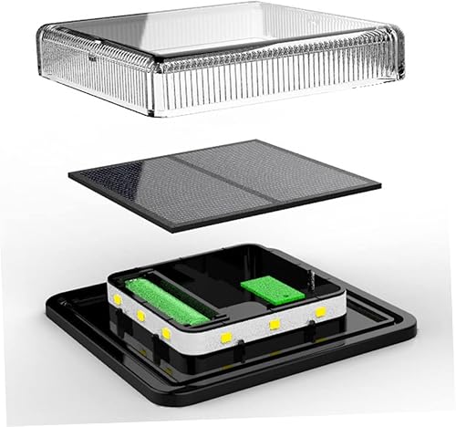 Miniatura 6 de OSALADI Luces de jardín al aire libre decorativas luces solares linterna solar al aire libre luces solares al aire libre luces solares LED al aire