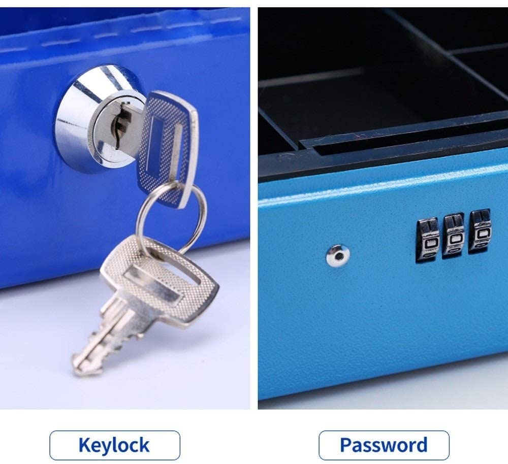 Piggy Bank for Kinder, Piggy Bank for Jungen Mädchen und Erwachsene, Geld Jar Metal Cash Box Security Bank Safe Box Piggy Bank Einzahlung Geldbox Sparpasswort Keylock Secret Make -up -Boxen mit Schlüs