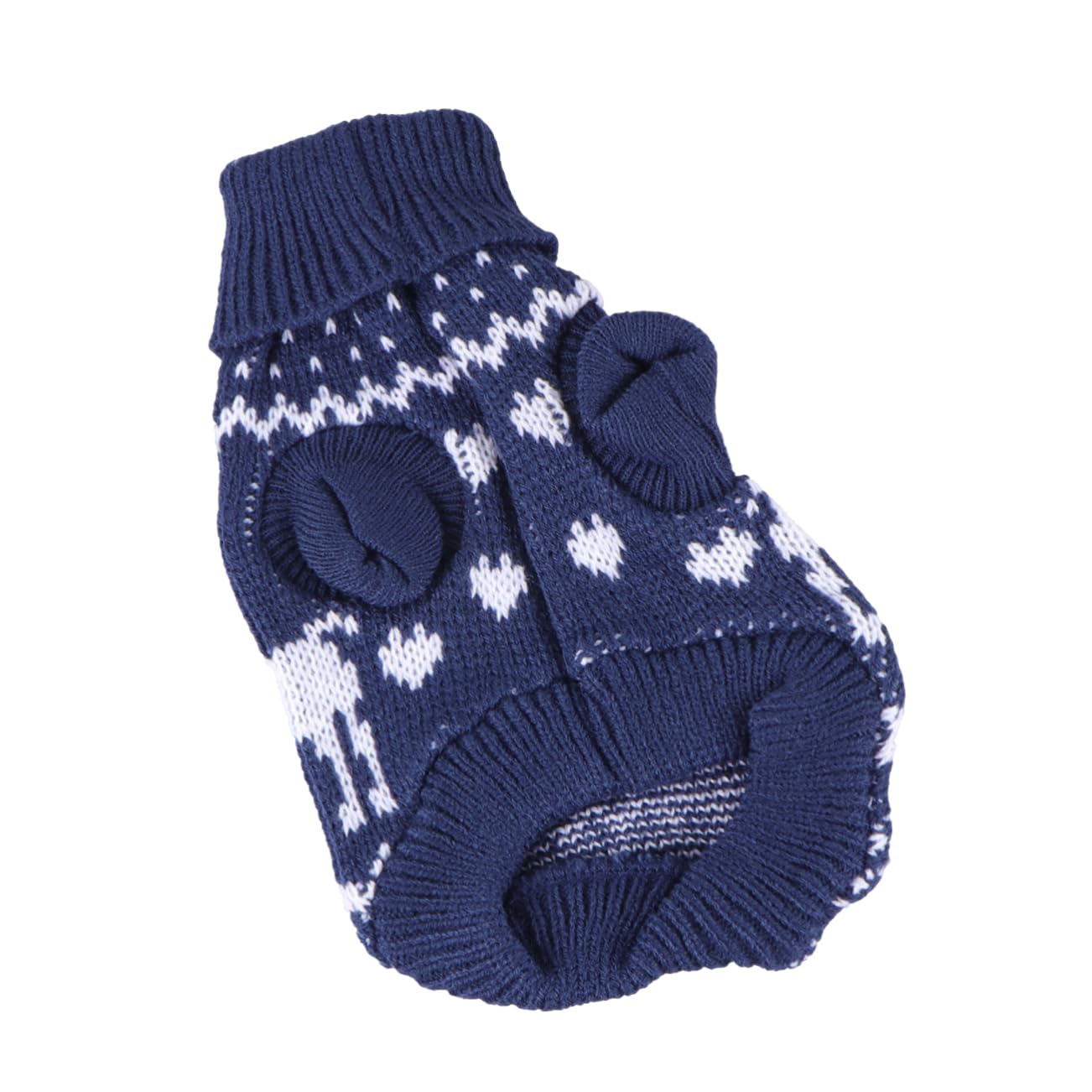 BESPORTBLE 3pièces Pull De pour Chiens Petits Vêtement Hiver pour Chiens Manteau avec Motifs De Et Rennes Bleu