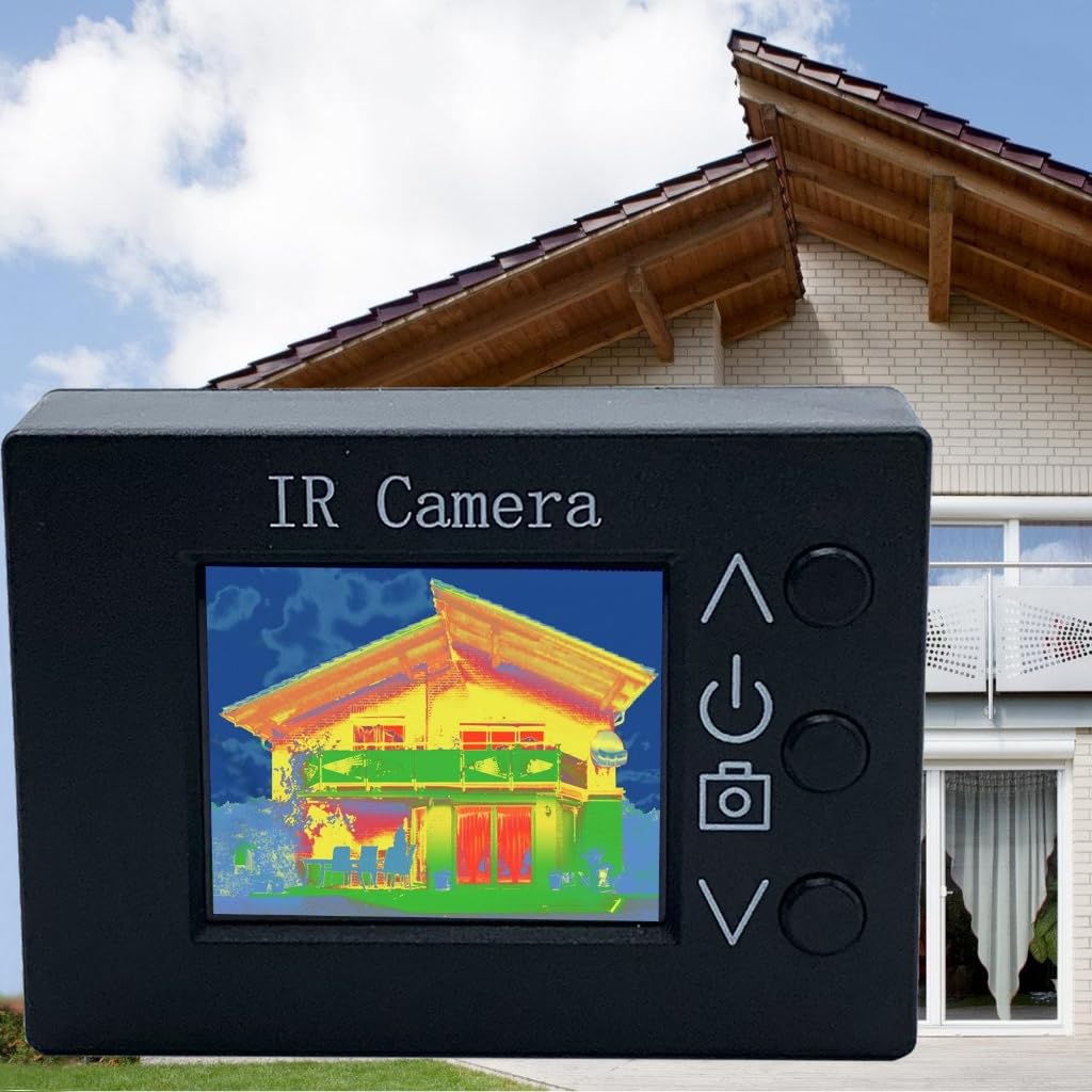 Cámara ergonómica de imagen térmica con sensores ultrarizados de 32 x 24 y frecuencia de actualización de 8 Hz