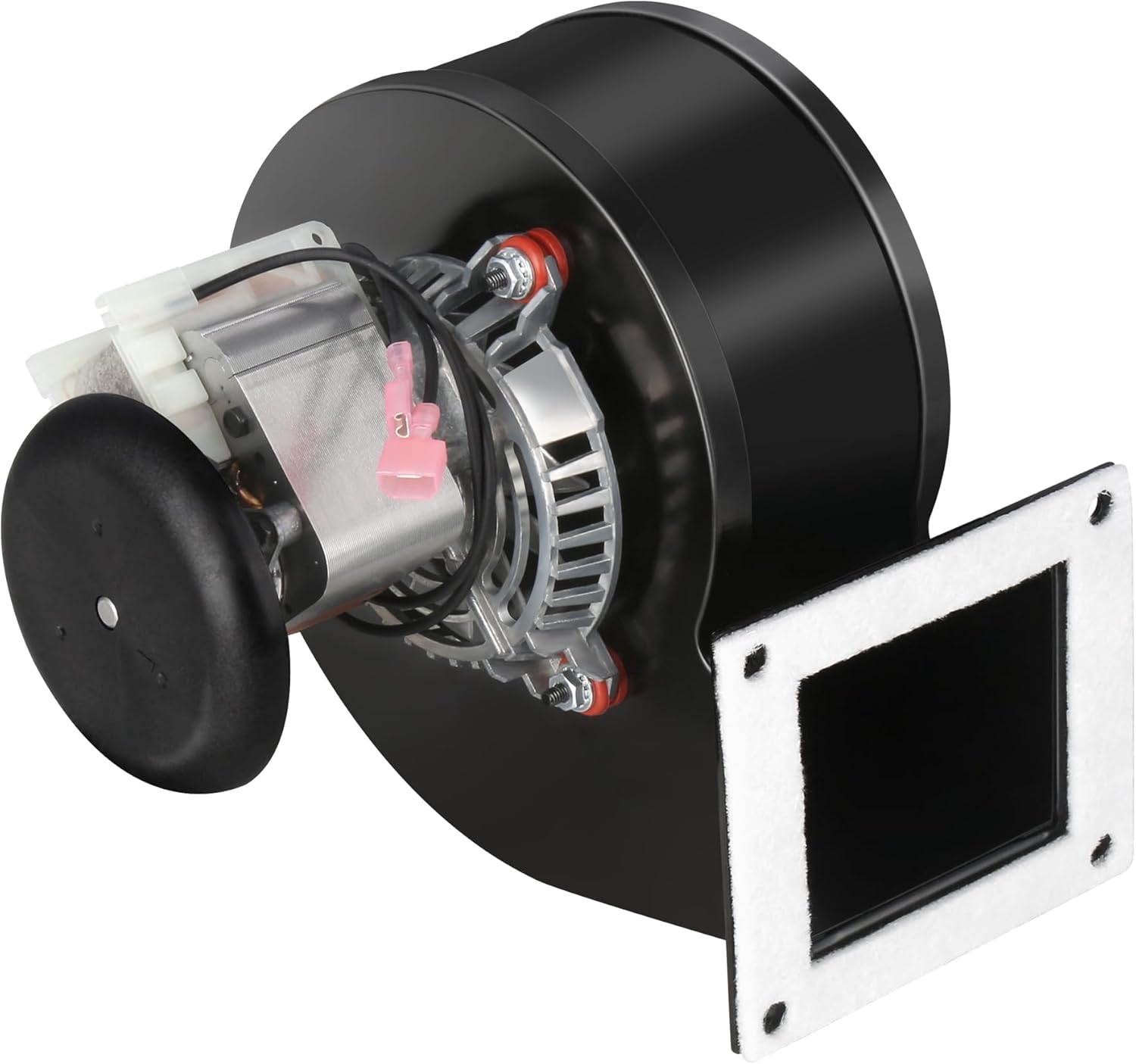 3-21-08639 Combustion Blower with 3-20-502221 Fan Blade 5" Double Paddle Impeller Replacement for Harman Pellet Stove Part P68 P43 P61 P38 XXV Exhaust Fan for Heatilator Eco Choice