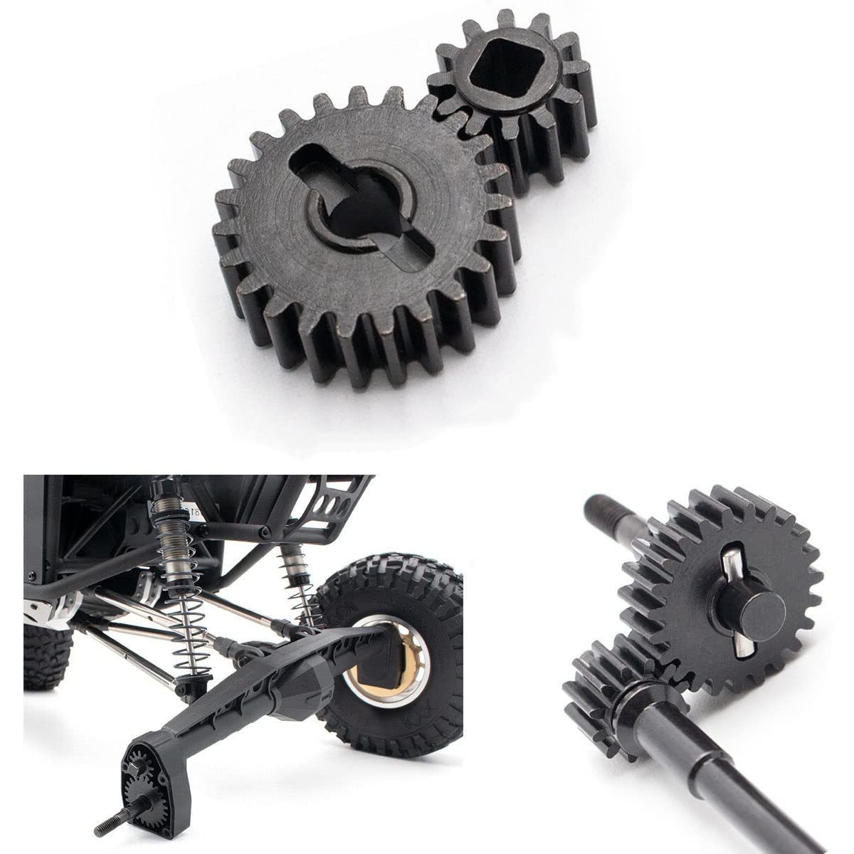 Amazon.co.jp: LCX Racing 1/10th RCクローラー カー硬化スチール