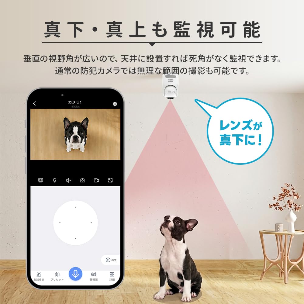Amazon.co.jp: WTW 塚本無線 みてるちゃん猫24 防犯カメラ 屋内 見守り