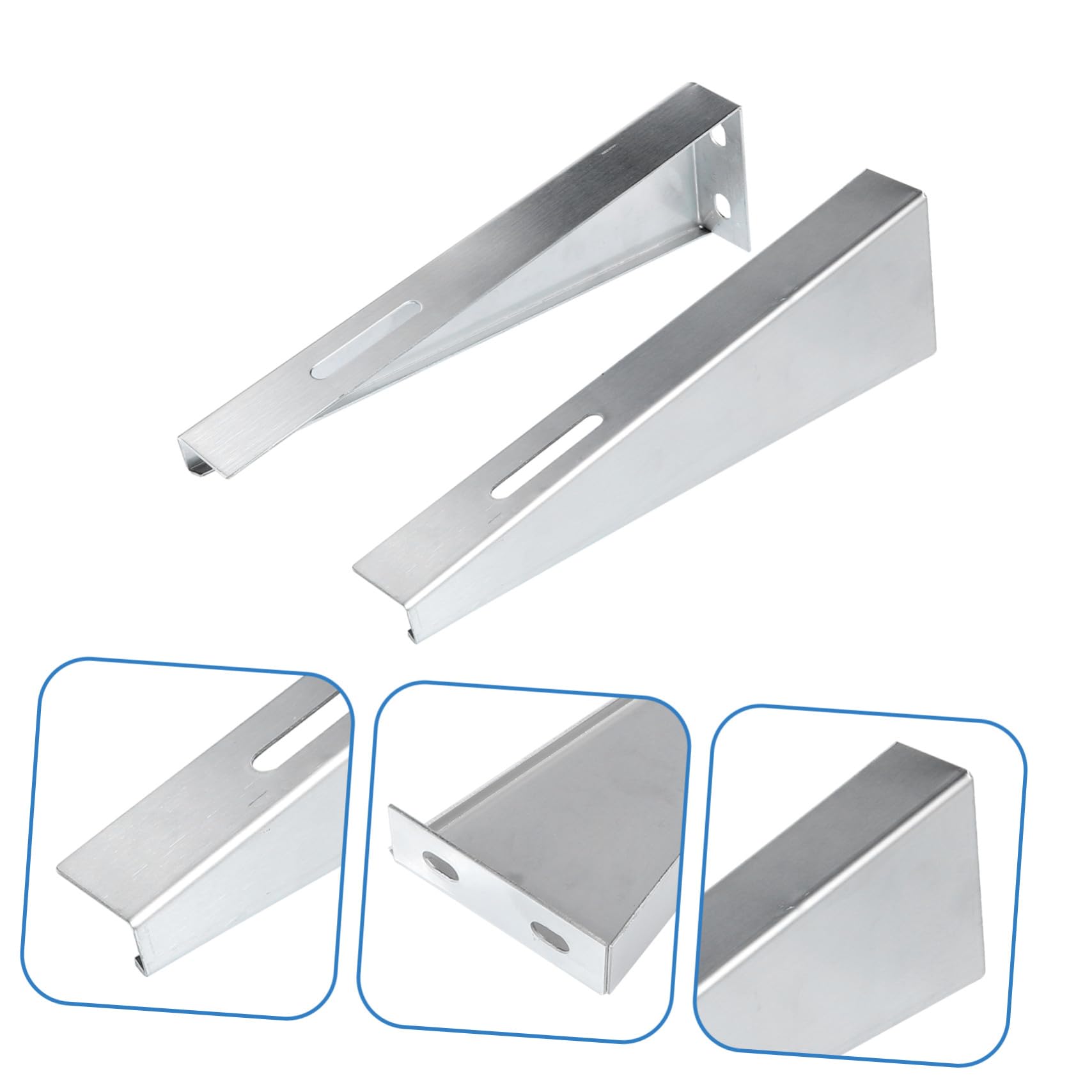 Estante para Calentador de Agua de Acero Inoxidable, Soporte Resistente Corrosión y Montaje en Pared, Paquete de 2 Piezas para Uso Doméstico