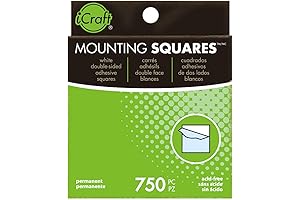 iCraft Mounting Squares Permanent Adhesive - Keeps Your Surfaces Intact