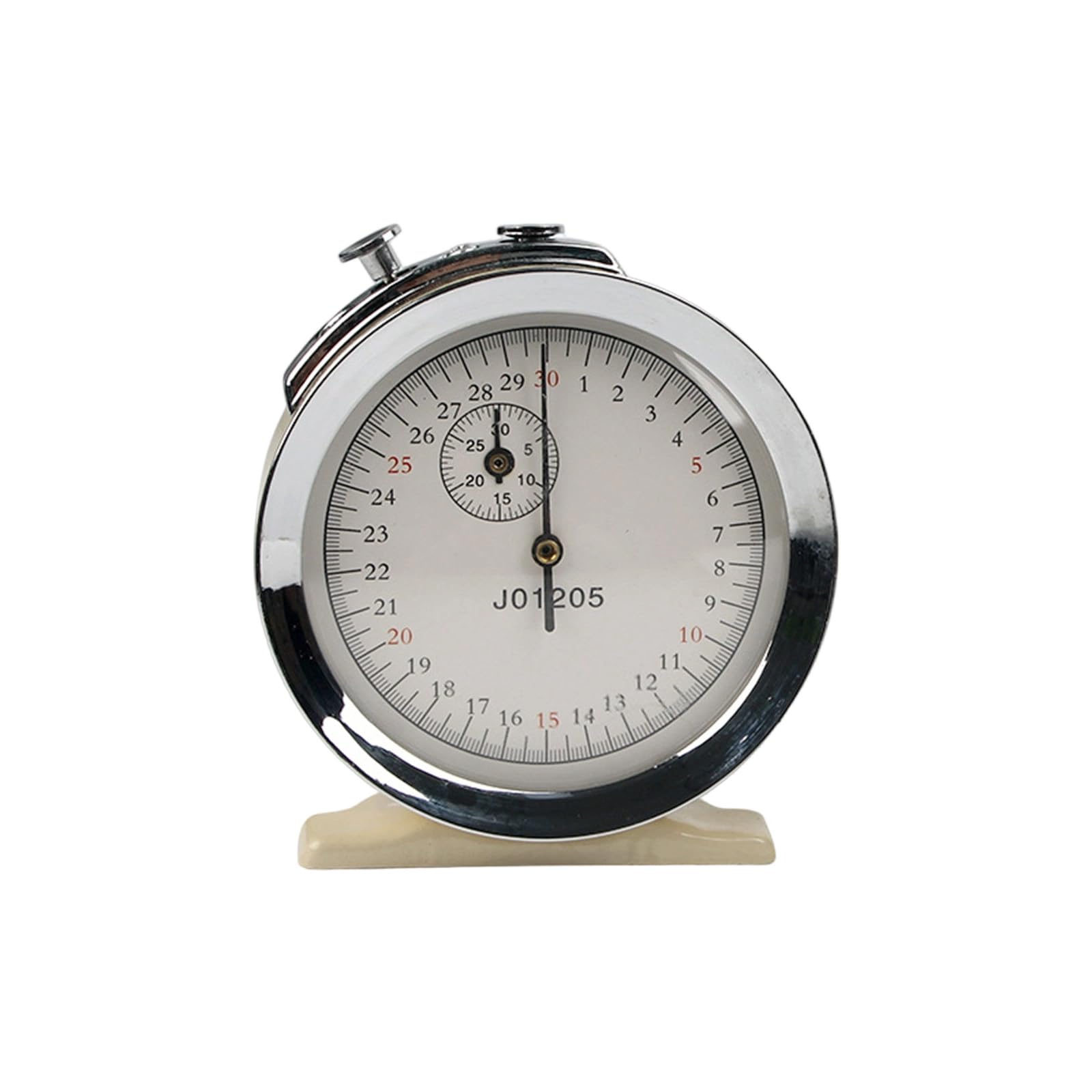 Educational Timer Mechanical Stopwatch Metal Stop Clock Timing Instrument for Physics Experiments and Sports Training Mechanical Stopwatch