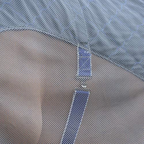 Weatherbeeta Col Rond Combo Wick Dri II anthracite bleu