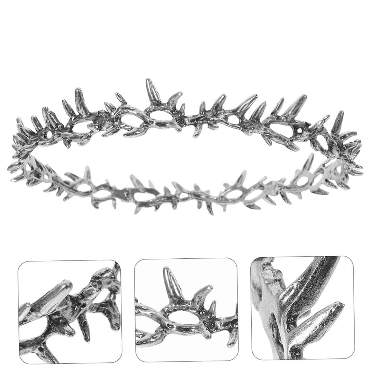 Homoyoyo 2piezas Tocados de Boda Diadema Barroca de Metal para Novia Accesorios de Pelo para Fiesta y Ceremonia de Boda Decoración de Cabello para Mujer y Niña