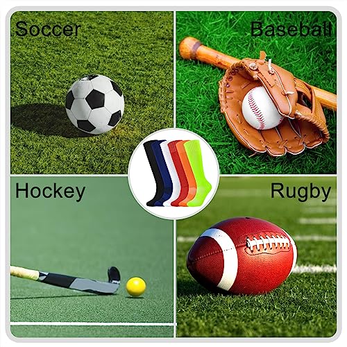 Coziwill Socks SAMPLE_SKU_66867 Kids Soccer Socks Boys Football Socks 6 Pairs Breathable Girls Knee High Socks Baseball Softball Sports Kids Children thumb #5