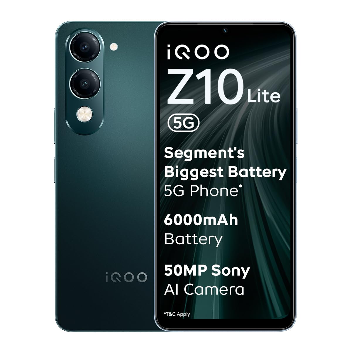 iQOO Z10 Lite 5G (Cyber Green, 4GB RAM, 128GB Storage) | 600…