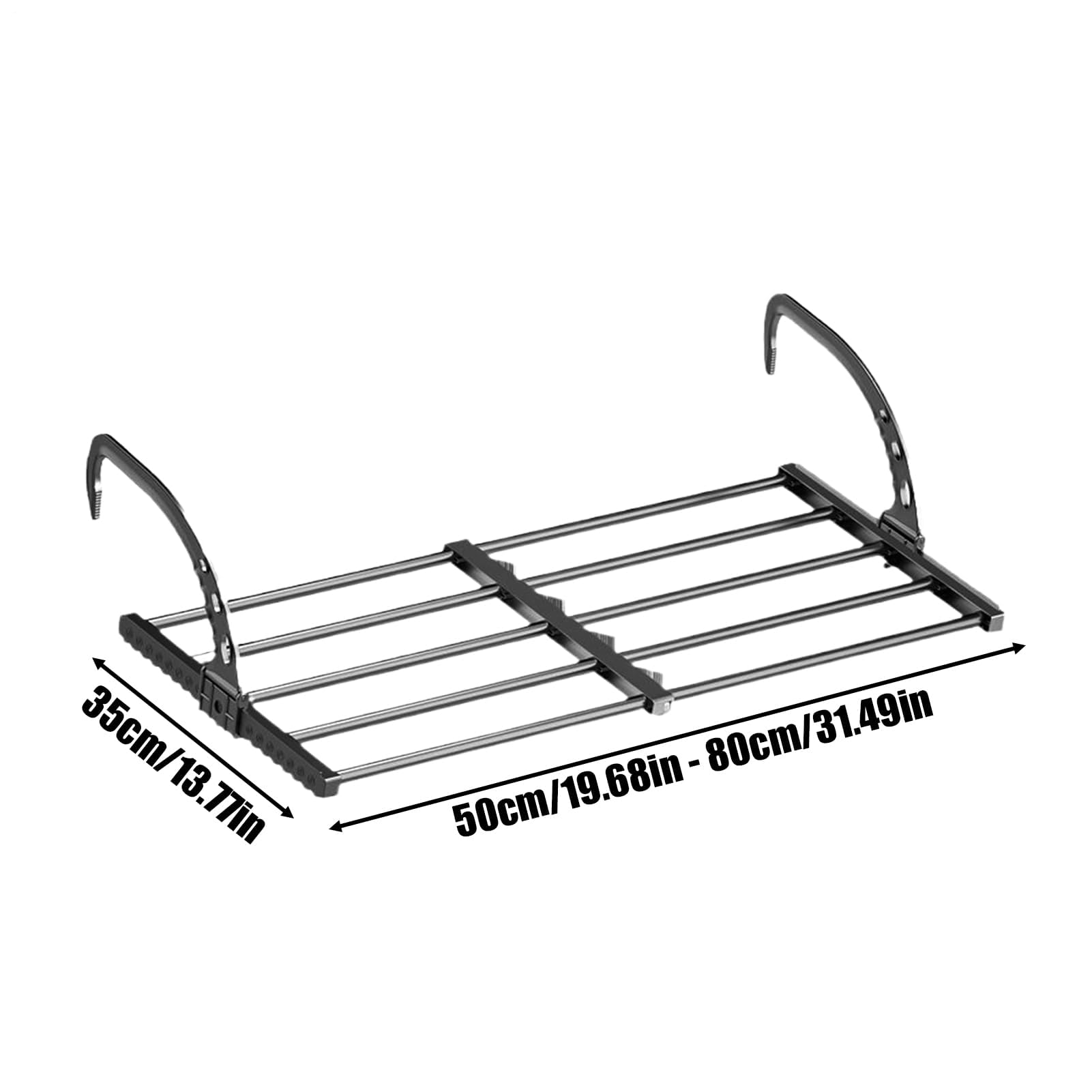 Supporto da notte pieghevole, appendiabiti retrattile per balcone, camera da letto, università, asilo nido, pannolini, libri, borse, asciugamaniSoluzione salvaspazio per studenti