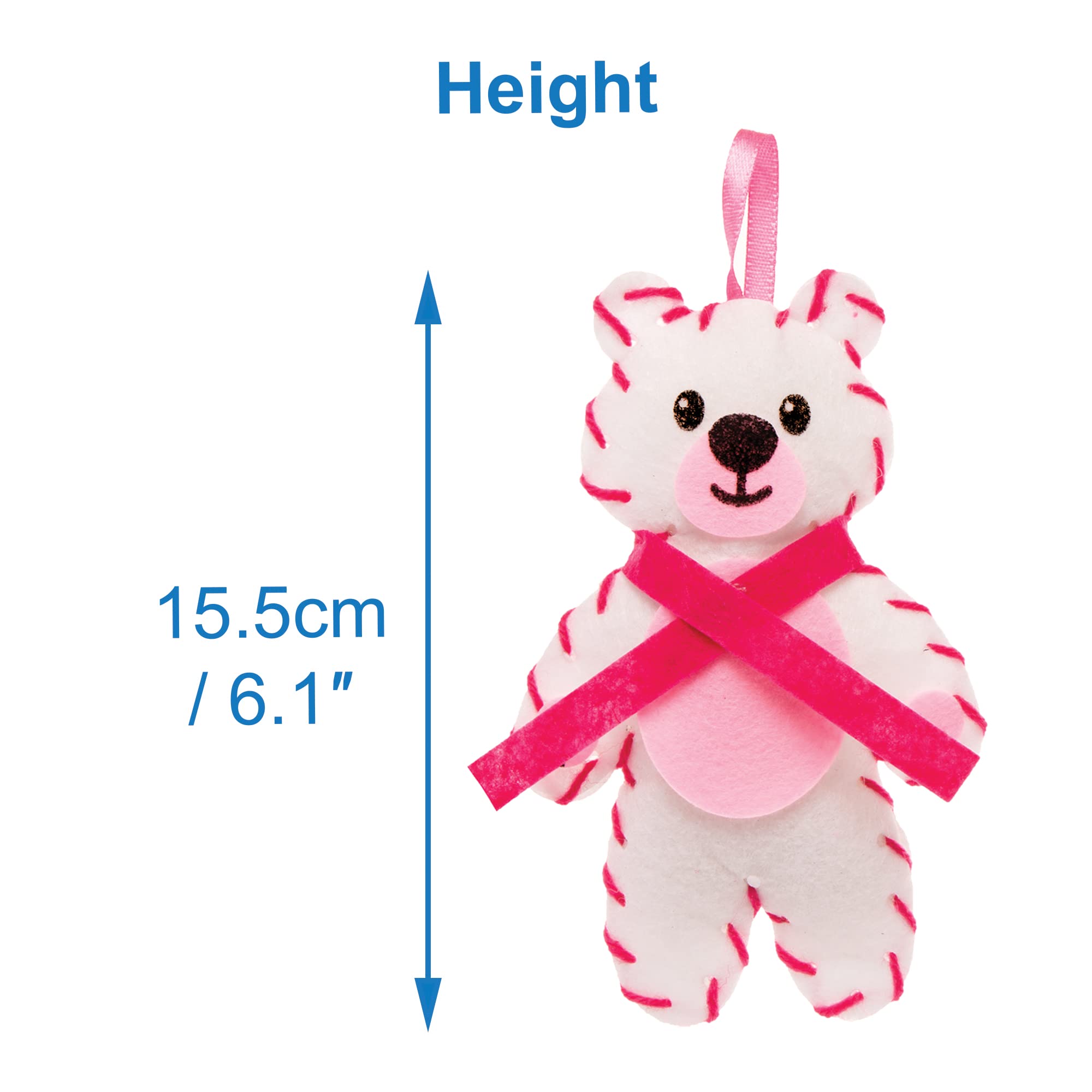 Baker Ross FE672 Kit Couture Enfant Motif Chauve Souris Lot De 3, Kit