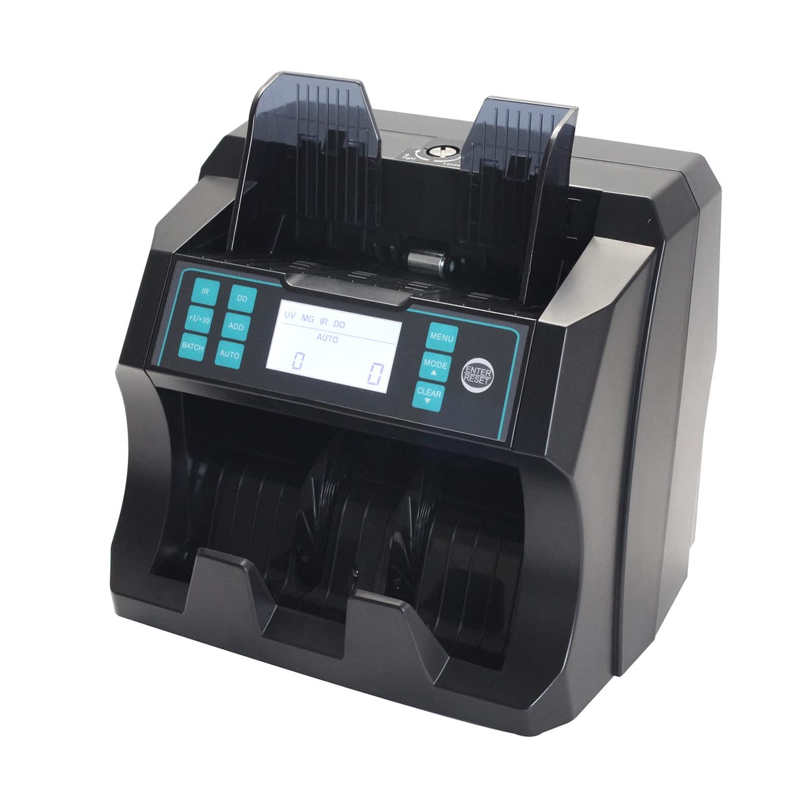 Macchina Conta Banconote, Contatore mista di bancone con banco di denaro anteriore a caricamento frontale USD EUR Machine di conteggio di Bilnote canadese del Perù con UV/Mg/IR/DD