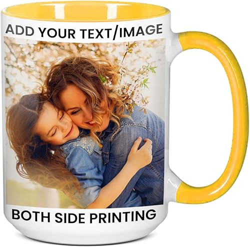 Taza de café personalizada, taza de café personalizada, taza de café personalizada, tazas personalizadas con logotipo fotográfico, texto, regalos