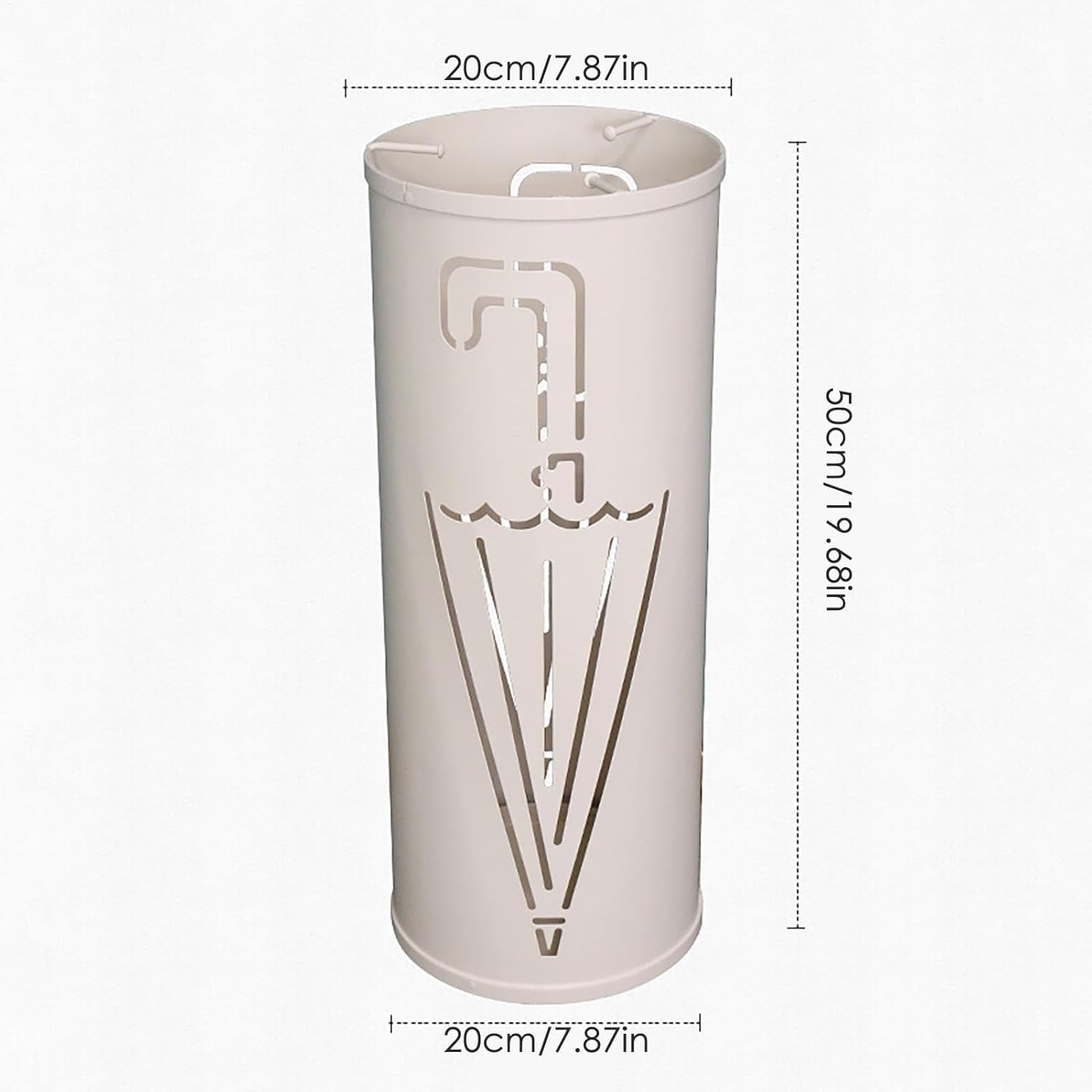 Waterproof Metal Umbrella Stand – Stylish Independent Holder for Umbrellas | and Elegant Design for Indoor/Outdoor Use, Perfect for Any Weather