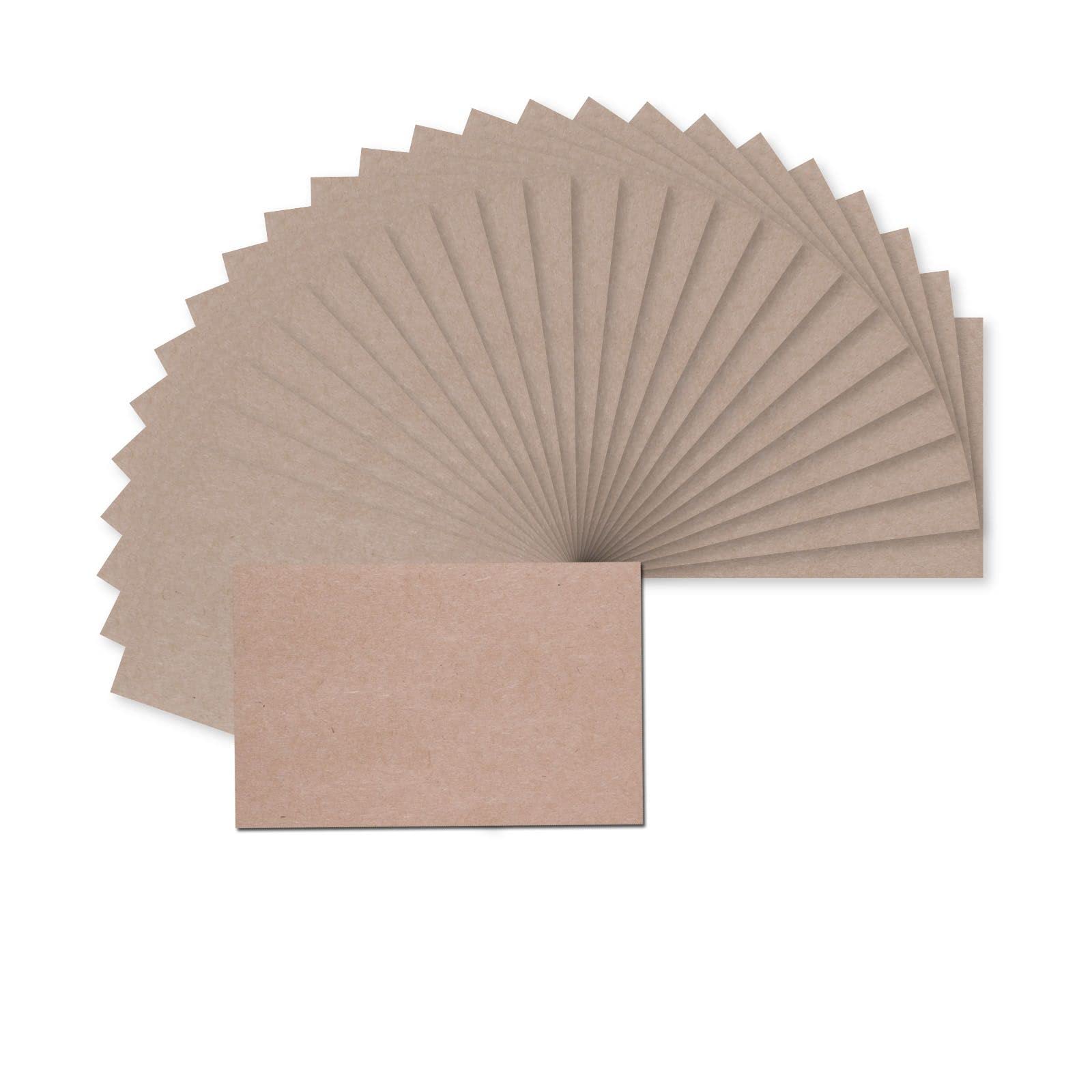 Biglietti Kraft Florence 200 Gsm - 25 Pezzi 10.5x15.7 Cm Per Creatività E Auguri - Foto 5
