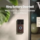 Ring Battery Doorbell | Home or business security with Head-to-Toe Video, Live View with Two-Way Talk, and Motion Detection & Alerts (newest model), Venetian Bronze Venetian Bronze 1 Doorbell