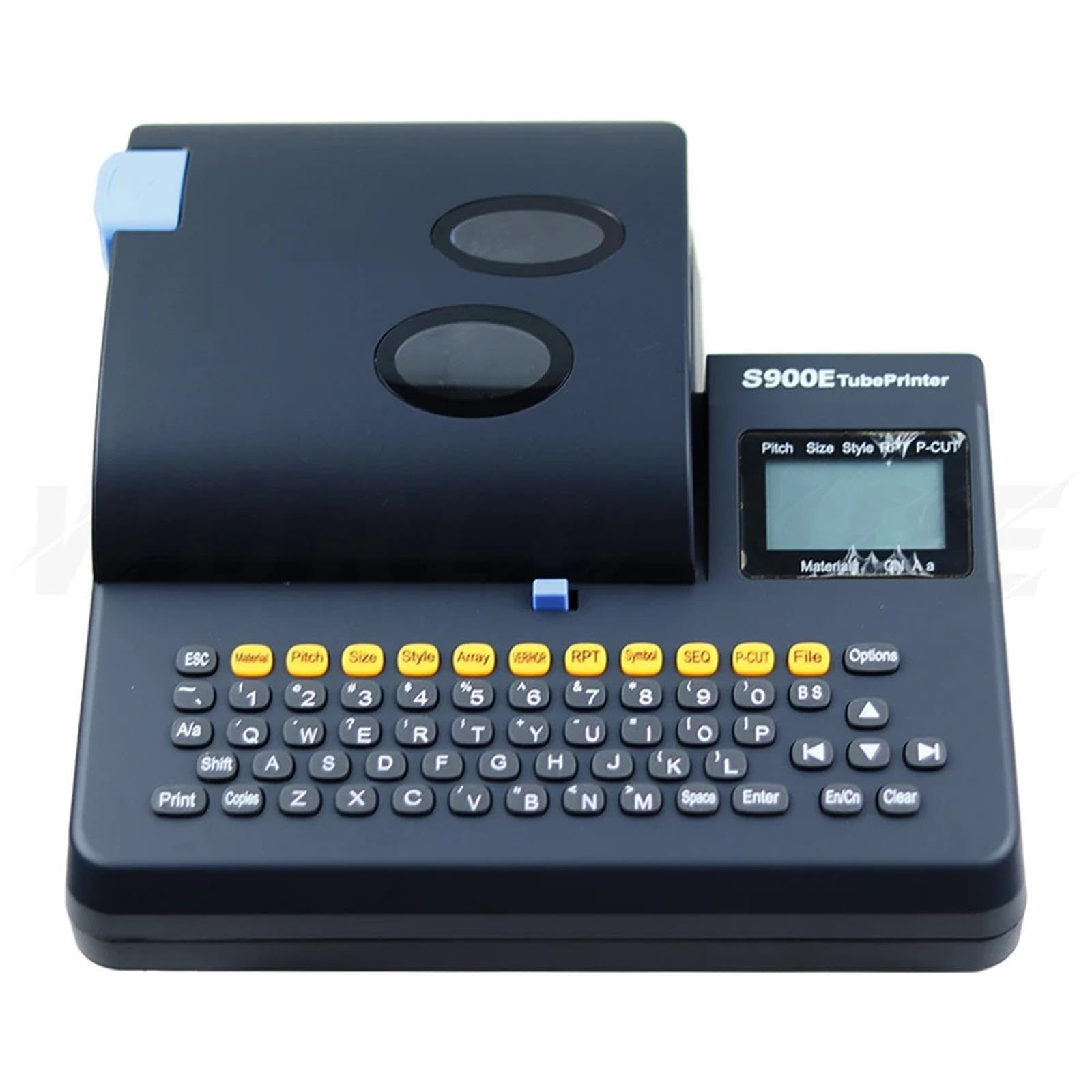 Macchina per marcatura di etichette per maniche con codificatrice per tubi con numeri di linea standard S900E