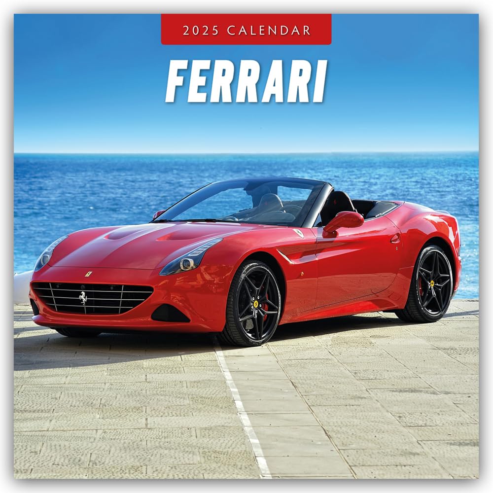 Ferrari 2025 - 16-Monatskalender: Original Red Robin Publishing Ltd-Kalender [Mehrsprachig] [Kalender]