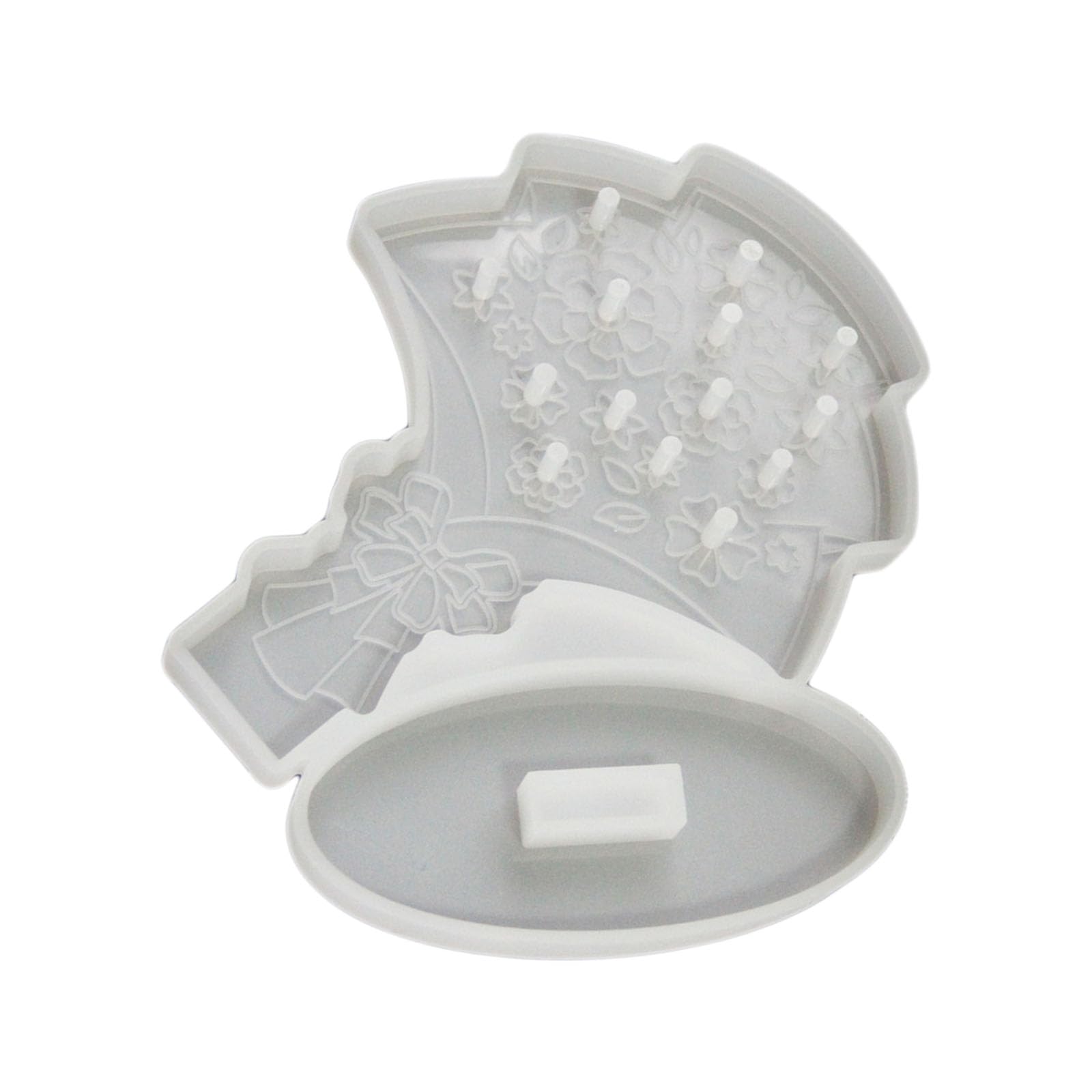 Kaeltsyn Silicone Flower Bouquet Ideal for Jewelry Soap and Craft Flower Arrangement