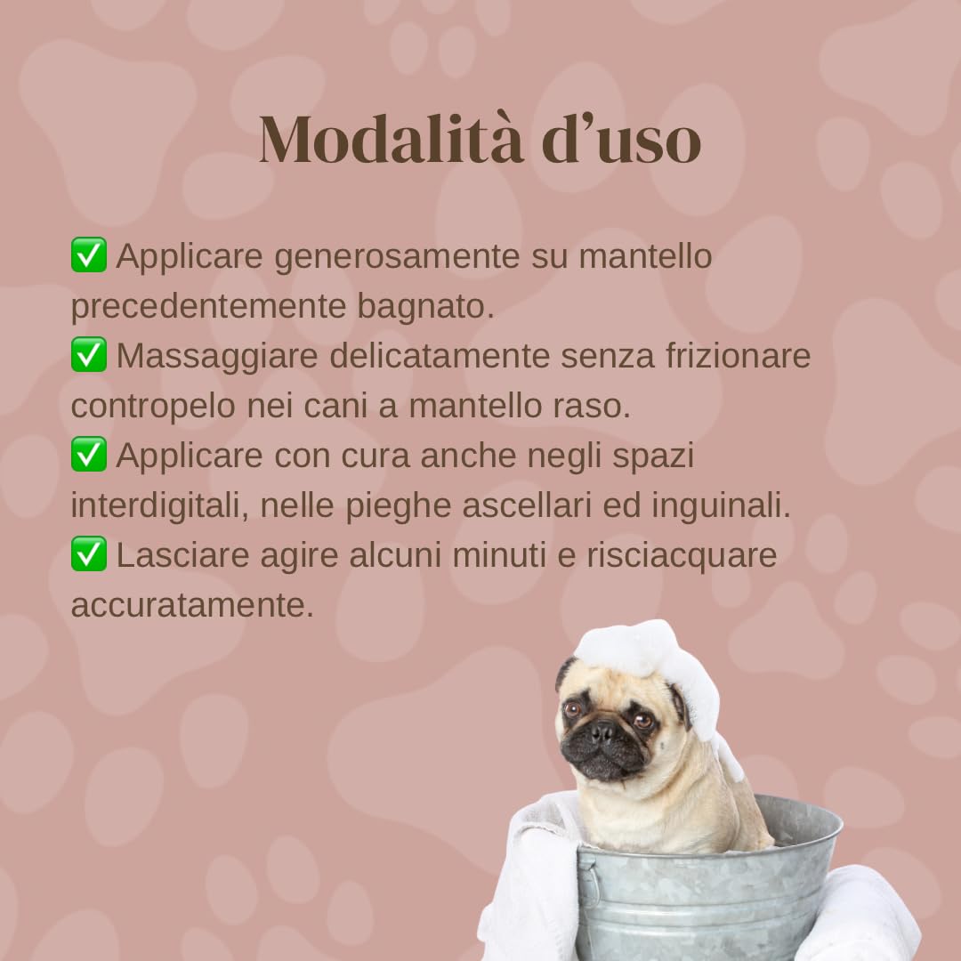HydraBarrier Vet - Shampoo per Cani con Dermatite Atopica - Antiprurito, Emolliente e Idratante - Senza Alcol, Clorexidina, SLS/SLES e Siliconi - Per Tutte le Razze - 250ml