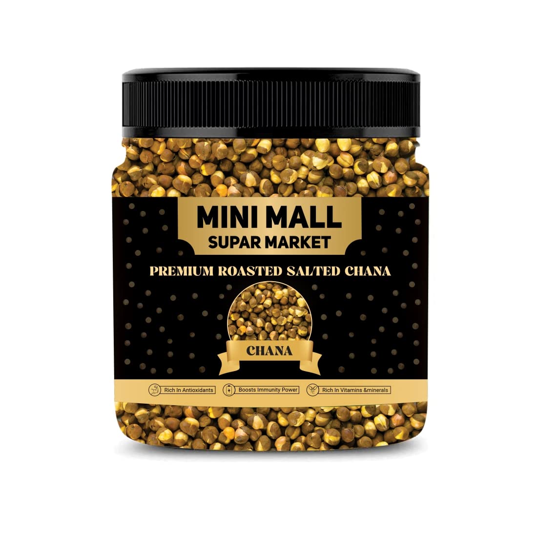 MINI MALL SUPER MARKET Salted Roasted Bhuna Chana Jar/Roasted Chickpeas(400 Gm) (B0B8SV6M49) Amazon Price History, Amazon Price Tracker