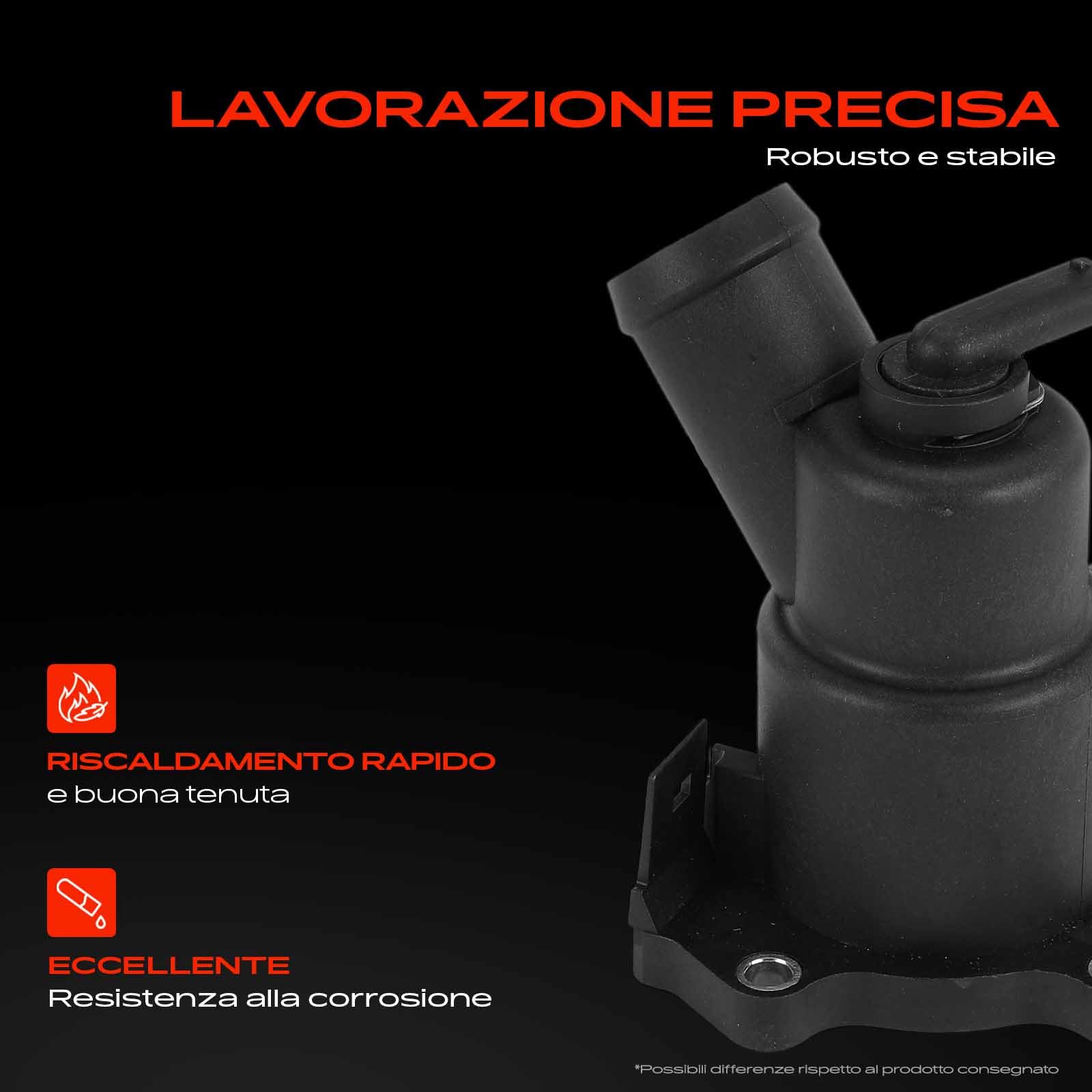 Frankberg Termostato A6512000715 | Compatibile con: Classe A W176, CLA Shooting Brake X117, CLA Coupé C117, Classe B W242 W246, Classe GLA X156