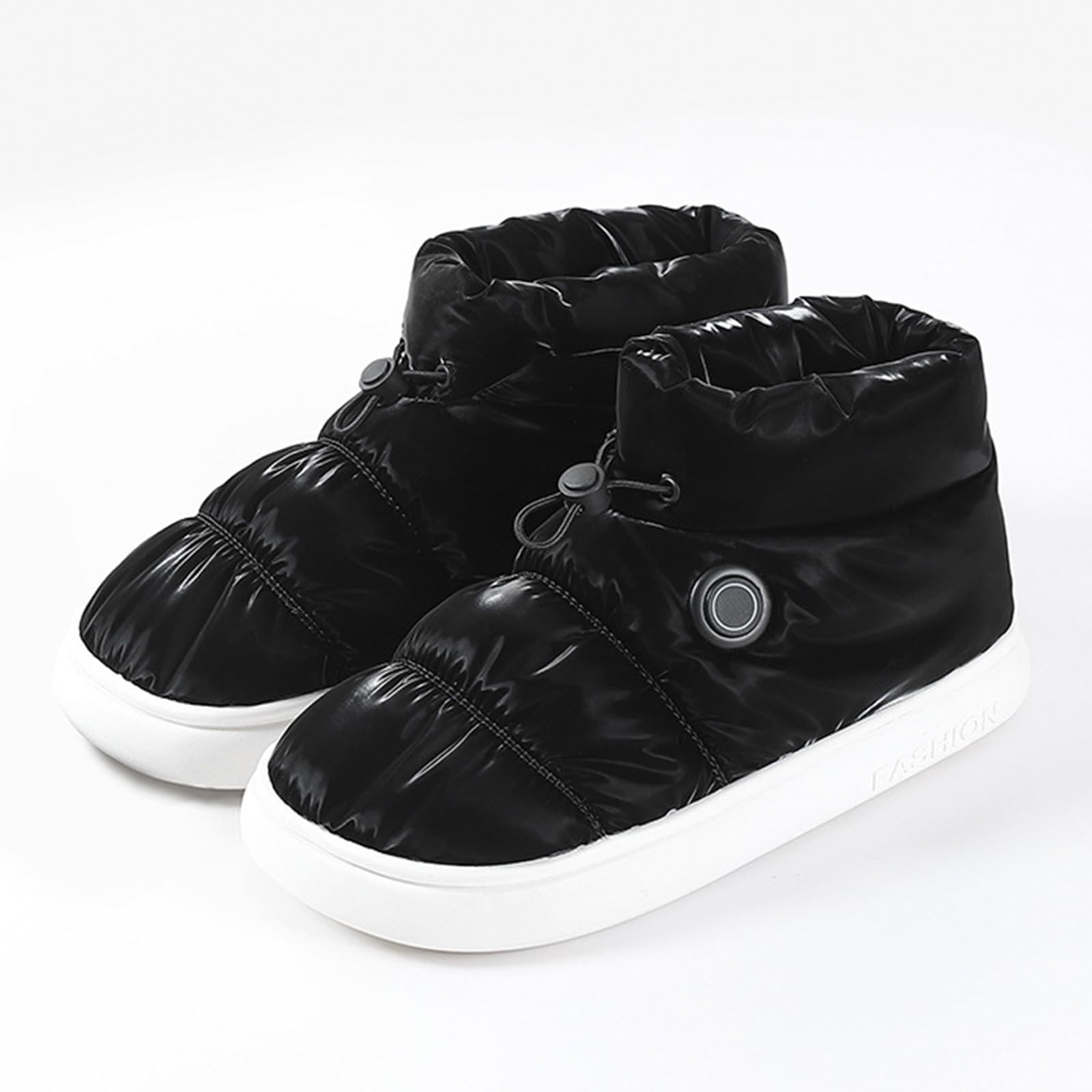 Scarpe Scaldapiedi Riscaldate Elettriche Unisex Inverno Pantofole Riscaldanti Morbido Scaldapiedi Temperatura Regolabile Pantofole Riscaldate Soluzione per Piedi Freddi,B,42/43