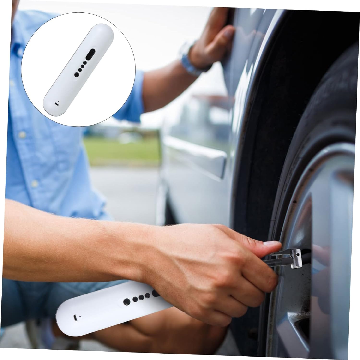 インフレータ マットレスポンプ ポータブルコンプレッサー バッテリーエアポンプ 電動エアポンプ 車のタイヤポンプ プレミアムエアポン