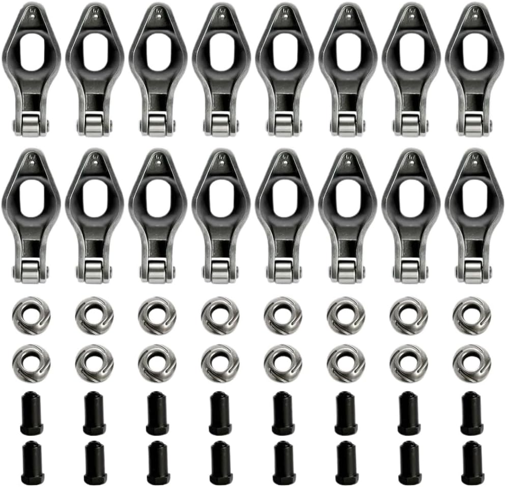 Steel Roller Tip Rocker Arms 1.7 Ratio 7/16 Compatible With Big Block BBC 396 454