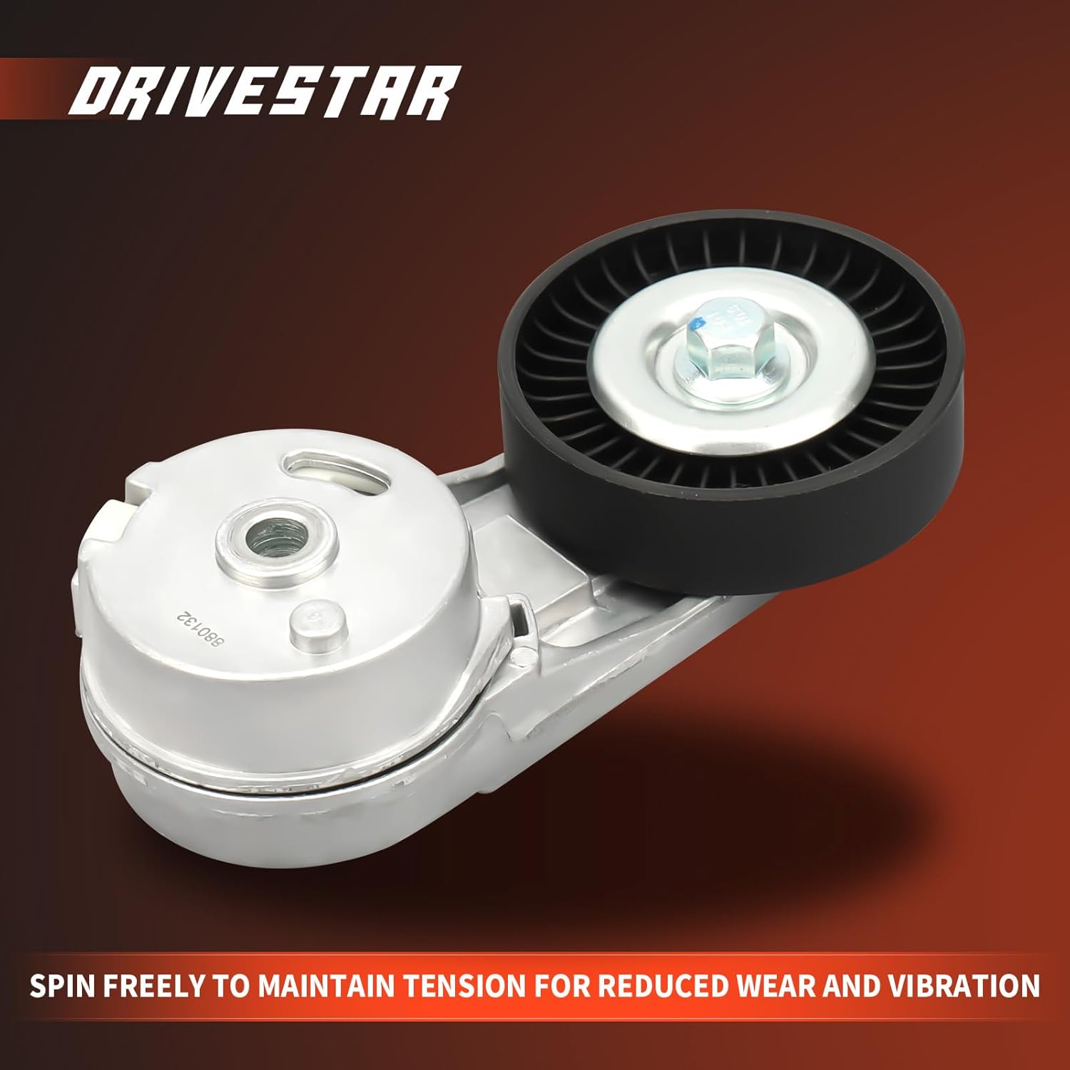 DRIVESTAR 24430296 Belt Tensioner Assembly with Pulley Compatible for Chevrolet 2004-2012 Malibu 2006-2011 HHR 2005-2010 Cobalt GMC 2010-2017 Terrain Pontiac 2006-2010 G6 2.0L 2.2L 2.4L L4