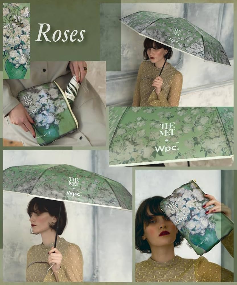 トールペイント  傘    薔薇 薔薇 日傘 トールペイント 傘 晴雨兼用 バラ 花 ばら 白 ピンク