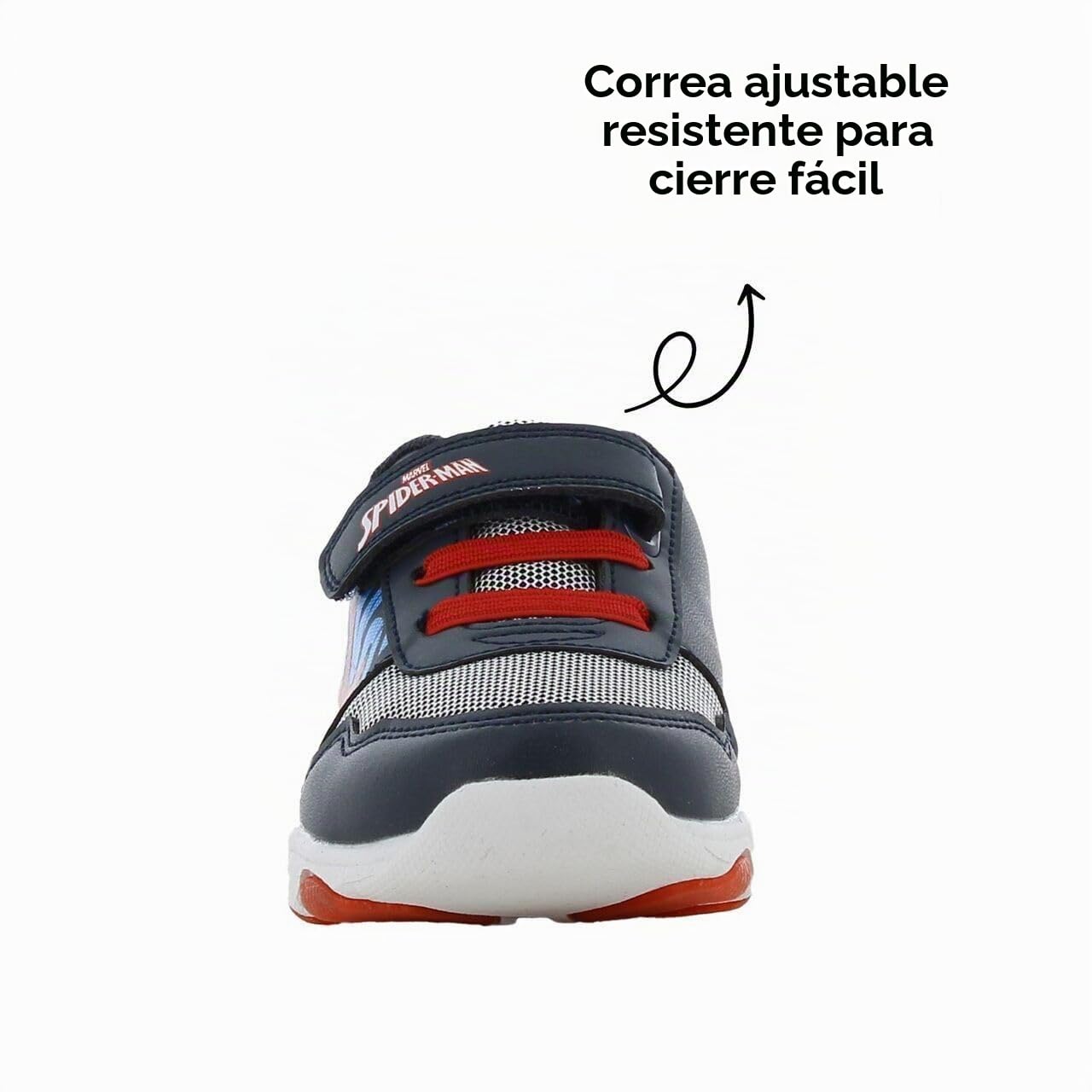 Leomil Spiderman Zapatillas Niño con Luces Deportivas | Zapatos para niños, Ligeros y cómodos, Ideal para la escuela y el tiempo libre, Marvel, Regalo para Niños