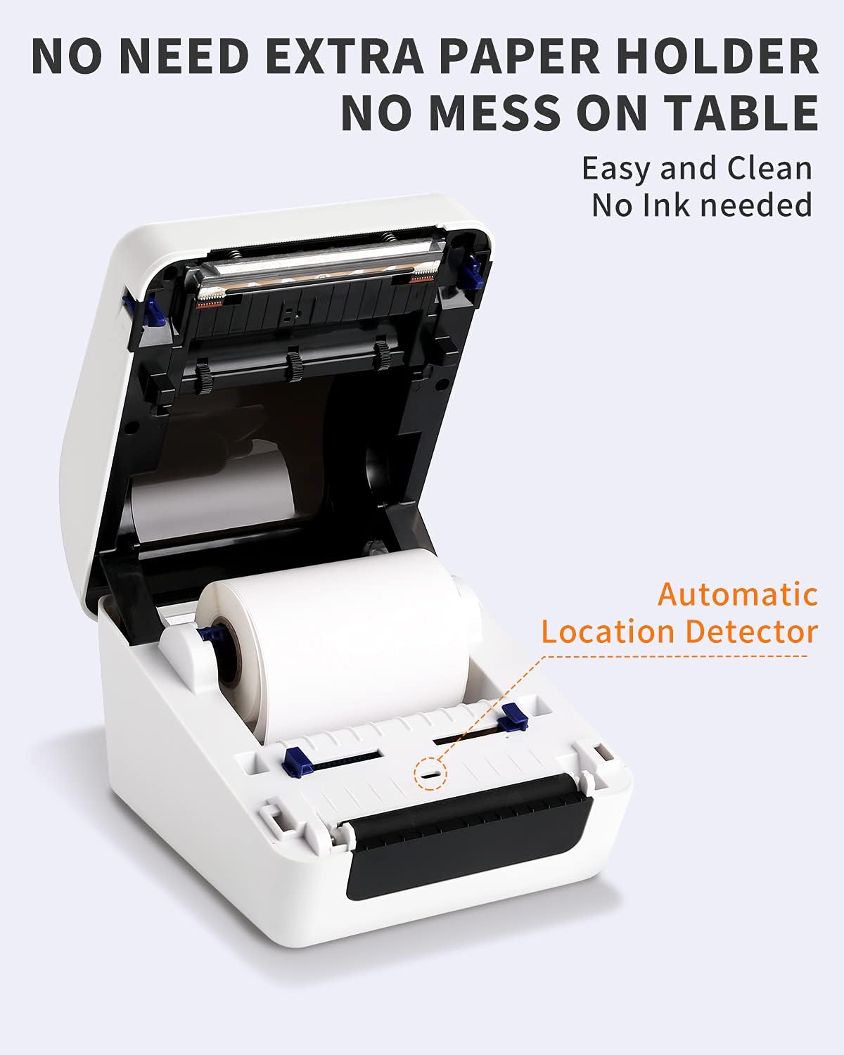 JADENS Thermal Label Printer, Thermal Shipping Label Printer, 4×6 Label Printer for Shipping Packages Postage Home Small Business, Compatible with Ebay, Etsy, , FedEx, UPS, Shopify : Office Products