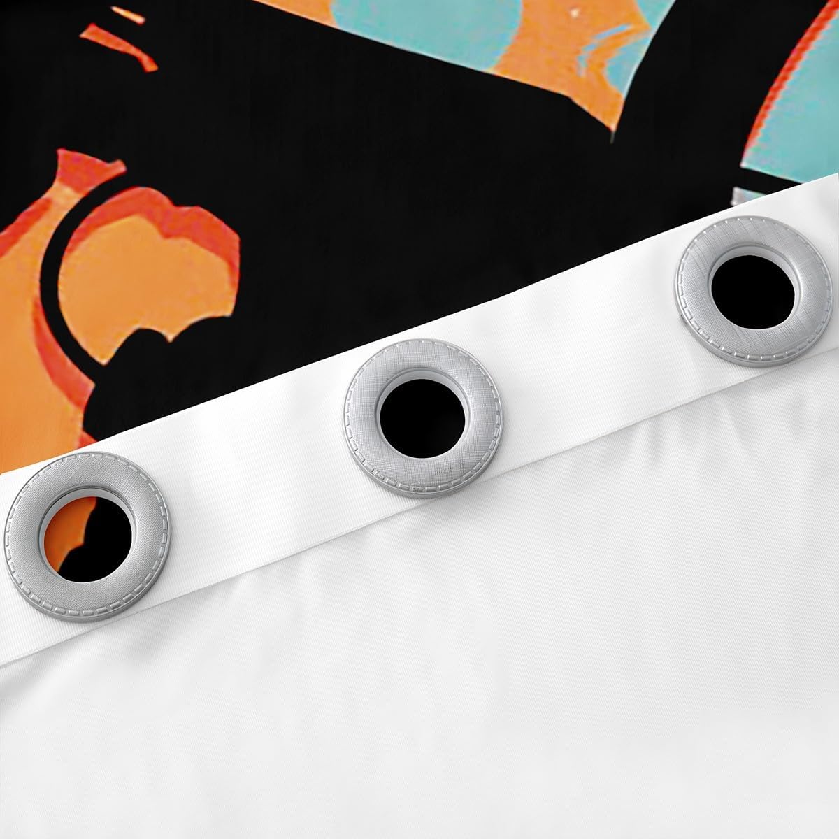 Feelyou Dirt Bike Curtains for Boys Bedroom Teens Kids Watercolor Motorcycle Racer Silhouettes Curtain Extreme Sports Motocross Window Treatment Drapes 38W x 54L Inch 2 Panels Orange