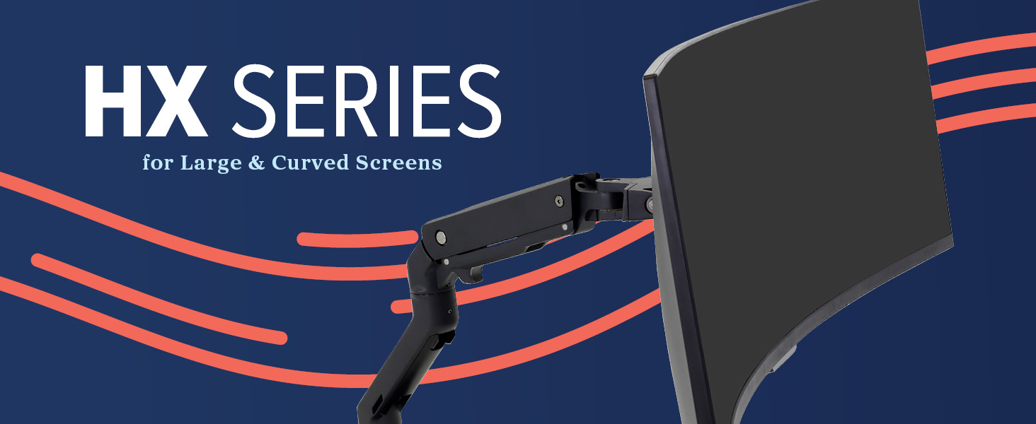 Amazon.com: Ergotron – HX Dual Monitor Arm, VESA Desk Mount – for