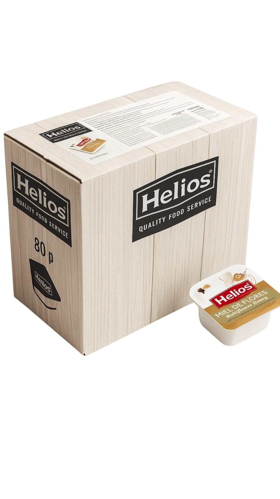 Pack 80 uds Miel de Flores, monodosis Paquetes de 25g