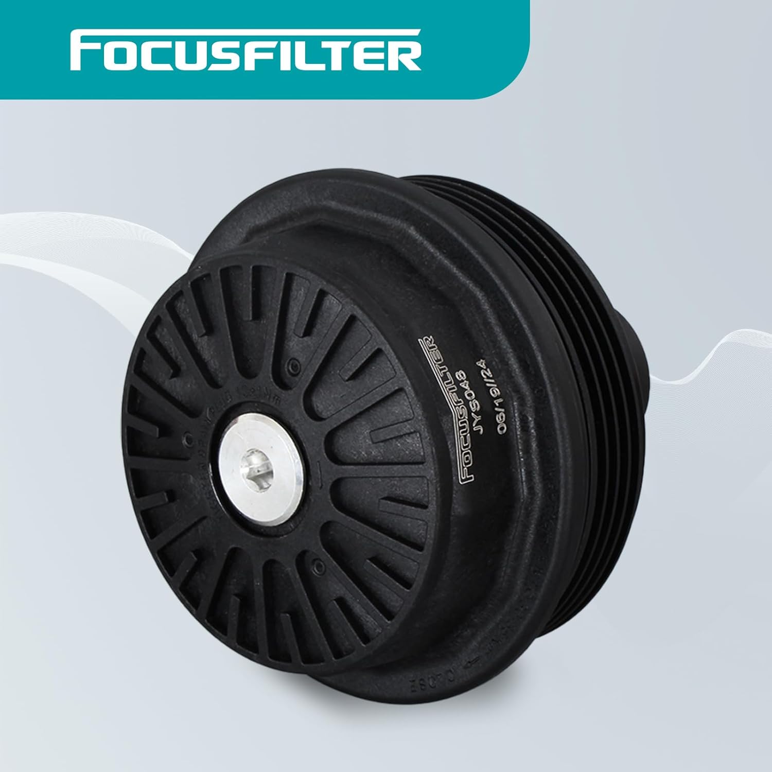 FOCUSFILTER 1S7Z6A832BA OEM Grade Oil Filter Housing Cap, for Ford Escape 2005–2012, Fusion 2006–2010, Mazda 3 2004–2013, Mazda 6 2003–2010, Mercury Mariner 2005–2011, Replaces 1S7G6A832BB, 917-004
