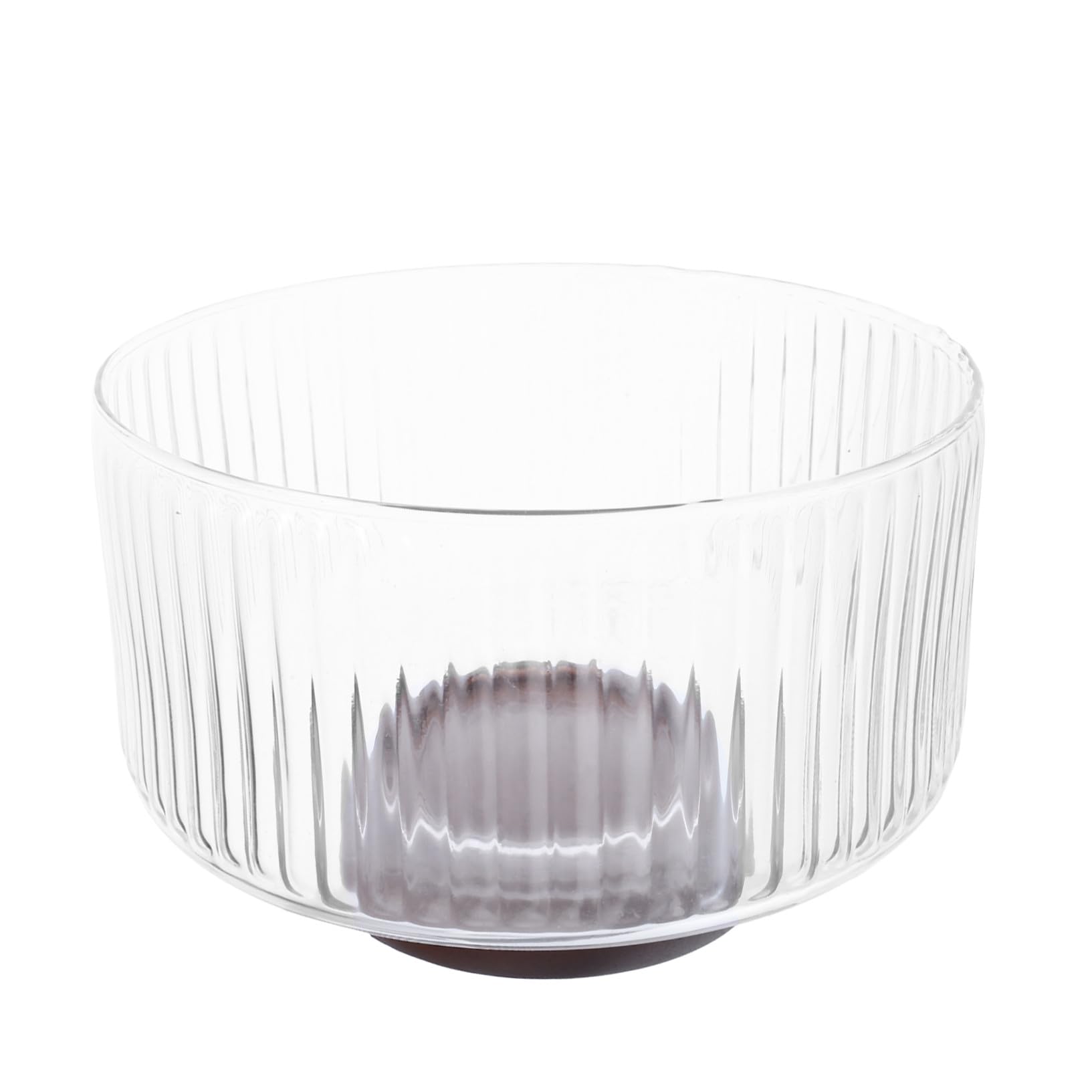 Grand saladier pour salades verre transparent Mobestech anti-renversement
