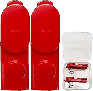 Juego de 2 botones de bloqueo con clip para aspiradoras Dyson, piezas de repuesto Dyson, botón de fijación compatible con Dyson V6, V7, V8, V10V11, V15