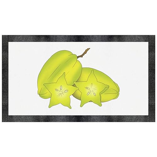 Azeeda 'Star Fruit Illustration' Pet Feeding Mat (PM00030666)