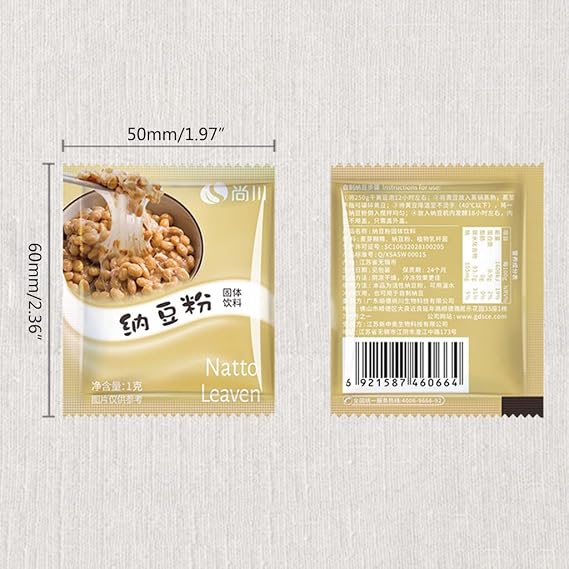 10Pcs Nattomoto Starter Japanese Natto Fermented Soybeans Powder for Household for Health Bacillus Subtilis Active Natto