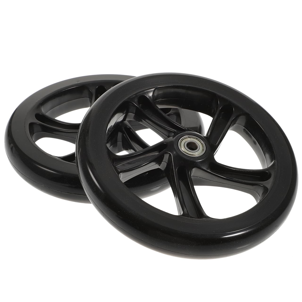Roller-radsatz 180 Mm Hohe Elastizität Leises Pu-rad Für Den Roller-ersatz