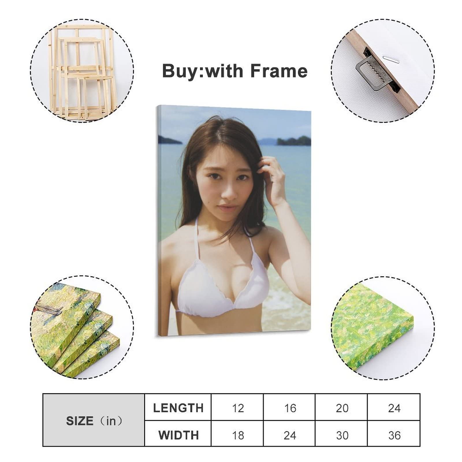 Amazon.co.jp: 乃木坂46桜井玲香水着写真ポスタービキニ ウォール