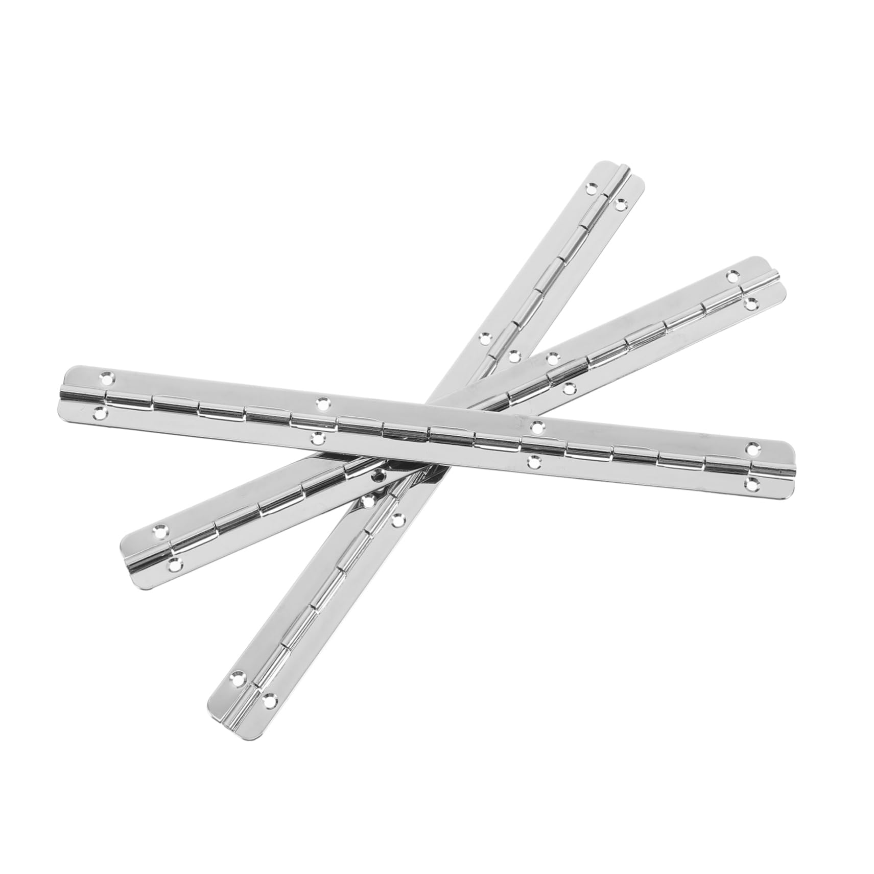 Homoyoyo 3pcs Metal 180 Degree Hinges for Piano Doors Heavy Duty Iron Hinge Small for Wooden Box Decorative Door