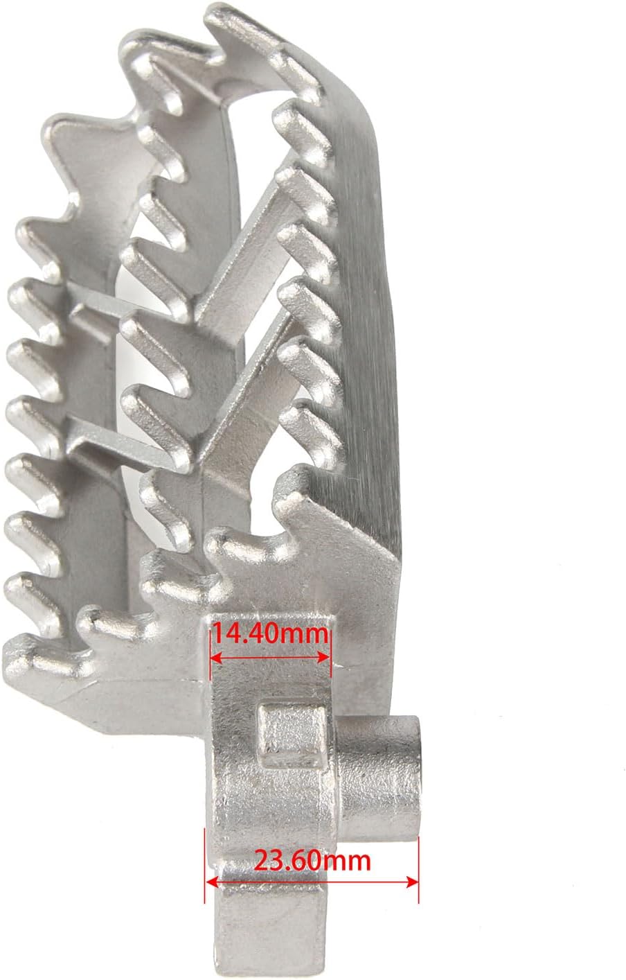 Dirt Bike Foot Pegs, Stainless Steel Foot Rest for CRF50 CRF70 KLX110 Pit Bikes Motorcycle