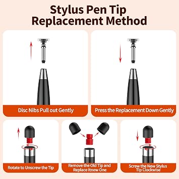 10PCS Stylus Pen for Touchscreen,Lightweight 2 in 1 Design | Stylus Pen for iPad,Nintendo Switch,iPhone, Android Tablets Capacitive Touch Screen,Stylus for Drawing,Note-Taking & Gaming